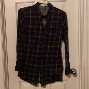 Plaid button up